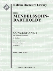 ヴァイオリン協奏曲第1番・ニ短調・MWV O 3（フェリックス・メンデルスゾーン）【Violin Concerto No. 1 in D minor, MWV O 3】