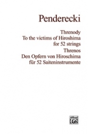 哀歌（クシシュトフ・ペンデレツキ）【Threnody】