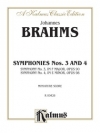 交響曲第3番 & 第4番（ヨハネス・ブラームス）（スタディスコア）【Symphonies Nos. 3 & 4】