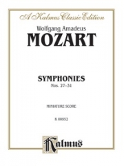 交響曲第27-31番  (モーツァルト)（スタディスコア）【Symphonies: 27 (K. 119); 28 (K. 220); 29 (K. 201); 30 (K. 】