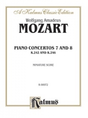 ピアノ交響曲第7番 & 第8番  (モーツァルト)（スタディスコア）【Concertos: No. 7 for Three Pianos (K. 242); No. 8 (K. 246)】