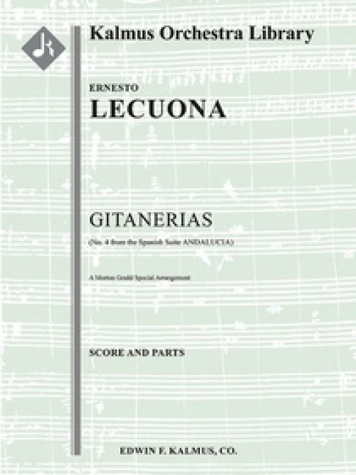 ジプシーの歌「スペイン組曲・アンダルシア」より　(エルネスト・レクオーナ)（スコアのみ）【Andalucia Suite: No. 4 'Gitanerias'】