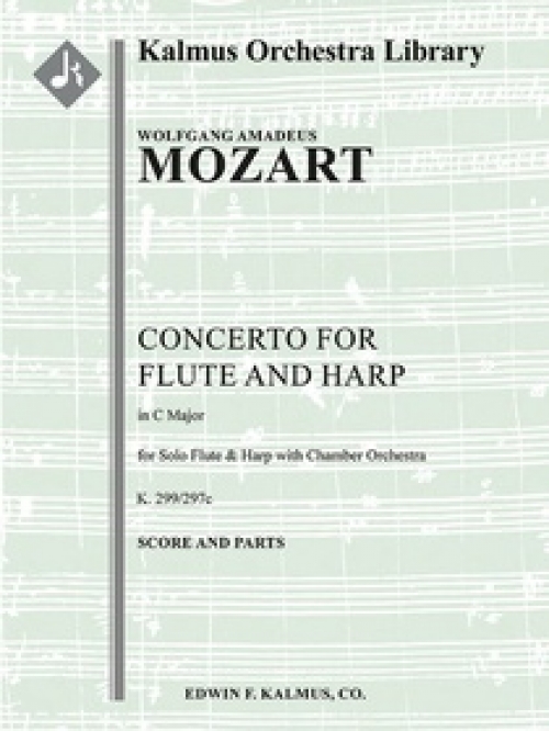フルートとハープのための協奏曲・K.299/297c  (モーツァルト)（スコアのみ）【Concerto for Flute and Harp, K. 299/297c】
