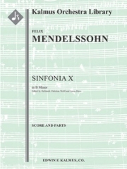 シンフォニア・No.10 (フェリックス・メンデルスゾーン)【Sinfonia No. 10: String Symphony in B minor】