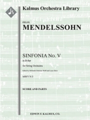 シンフォニア・No.5 (フェリックス・メンデルスゾーン)【Sinfonia No. 5: String Symphony in B flat】