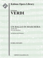 お前こそ心を汚すもの「仮面舞踏会」より  (ジュゼッペ・ヴェルディ)【Un Ballo in Maschera: Act III, Aria: Eri tu che macchiavi】