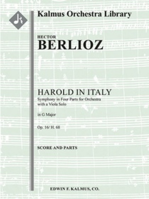 イタリアのハロルド・Op.16（エクトル・ベルリオーズ）（スコアのみ）【Harold in Italy, Op. 16/ H. 68】