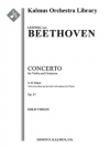 ヴァイオリン協奏曲・ニ長調・Op.61（ベートーヴェン）（ヴァイオリン）【Concerto for Violin in D, Op. 61】