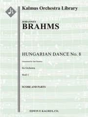 ハンガリー舞曲第8番（ヨハネス・ブラームス)【Hungarian Dance No. 8, WoO 1】