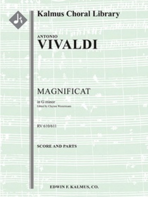 マニフィカト・ト短調（アントニオ・ヴィヴァルディ)（スコアのみ）【Magnificat in G minor】