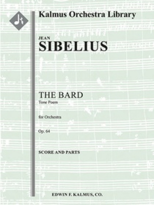 吟遊詩人・Op.64（ジャン・シベリウス)（スコアのみ）【The Bard, Op. 64】