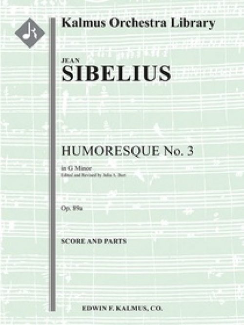ユーモレスク第3番（ジャン・シベリウス）（スコアのみ）【Humoresque No. 3】