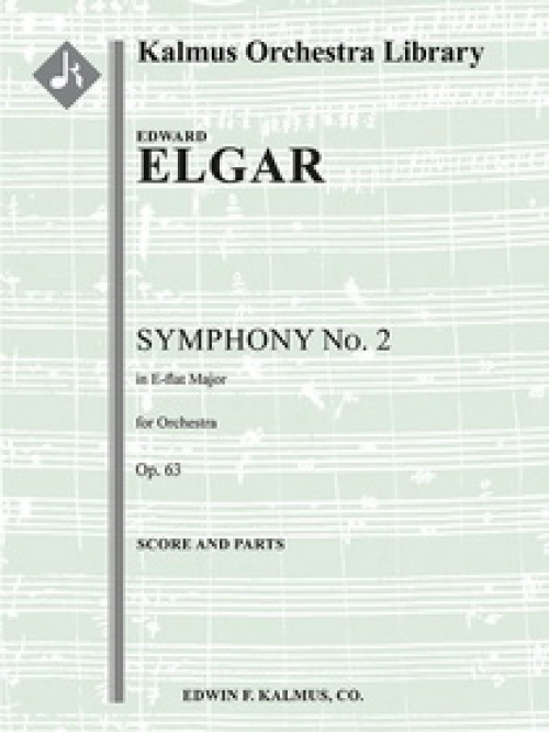 交響曲第2番・変ホ長調・Op.63（エドワード・エルガー）（スコアのみ）【Symphony No. 2 in E-flat, Op. 63】