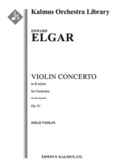 ヴァイオリン協奏曲・ロ短調・Op.61（エドワード・エルガー）（ヴァイオリン）【Violin Concerto in B minor, Op. 61】