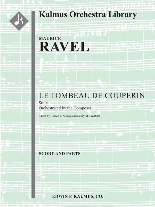 クープランの墓（モーリス・ラヴェル)（スコアのみ）【Le Tombeau de Couperin】