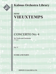 ヴァイオリン協奏曲第4番・ニ短調・Op.31（アンリ・ヴュータン）【Concerto for Violin No. 4 in D minor, Op. 31】