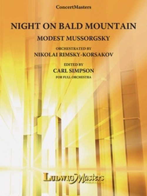 禿山の一夜 (モデスト・ムソルグスキー)（スコアのみ）【Night on Bald Mountain】