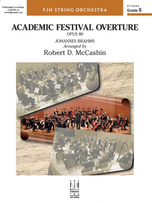 大学祝典序曲（ヨハネス・ブラームス）（スコアのみ）【Academic Festival Overture】