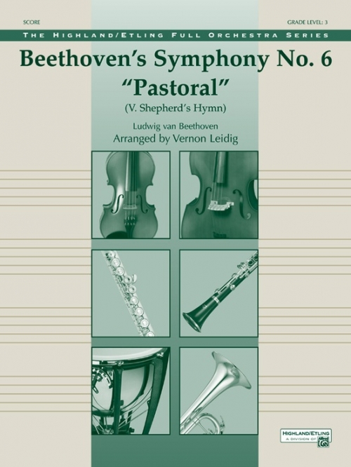交響曲第6番「田園」（ベートーヴェン）（スコアのみ）【Beethoven's Symphony No. 6 "Pastoral"】