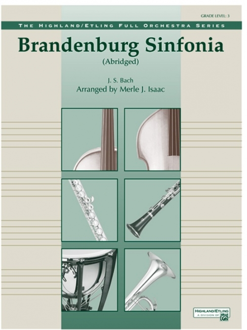 ブランデンブルク・シンフォニア（バッハ）（スコアのみ）【Brandenburg Sinfonia】