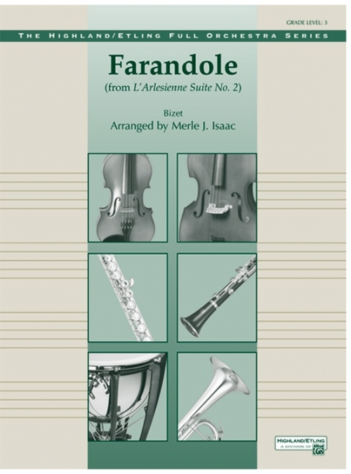 ファランドール「アルルの女」第2組曲より（ジョルジュ・ビゼー）（スコアのみ）【Farandole from L’Arlésienne Suite No. 2】