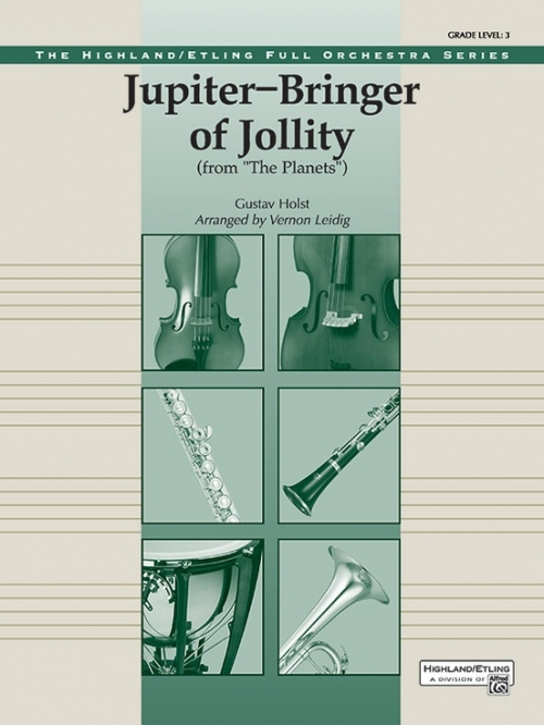 木星「惑星」より（グスターヴ・ホルスト）（スコアのみ）【Jupiter--Bringer of Jollity】