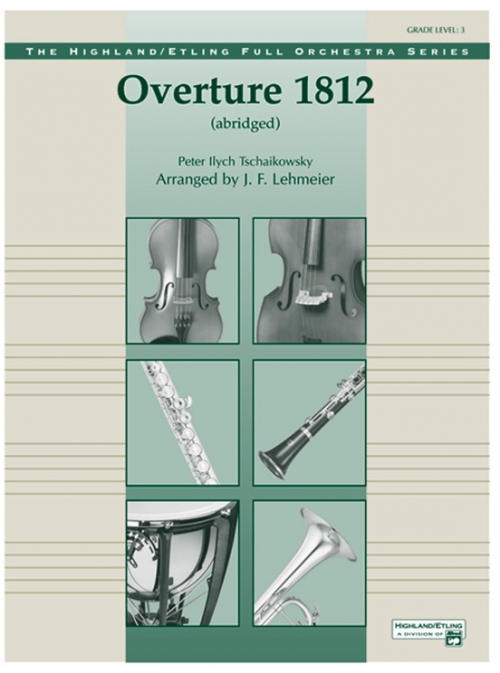 「1812」序曲  (ピョートル・チャイコフスキー)（スコアのみ）【Overture 1812】