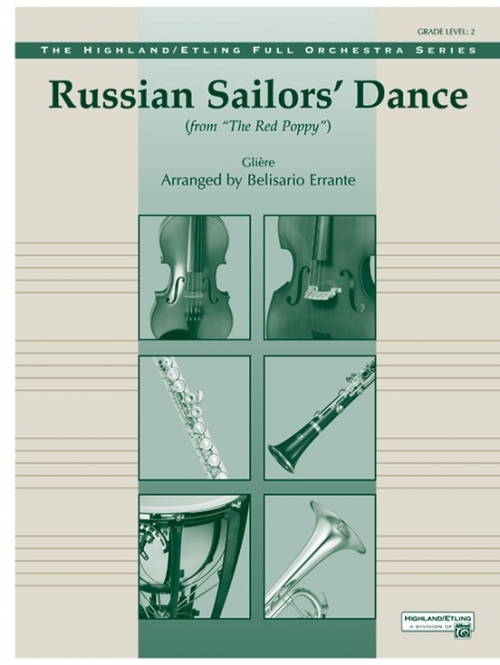 ロシア水兵の踊り（レインゴリト・グリエール）（スコアのみ）【Russian Sailors' Dance】