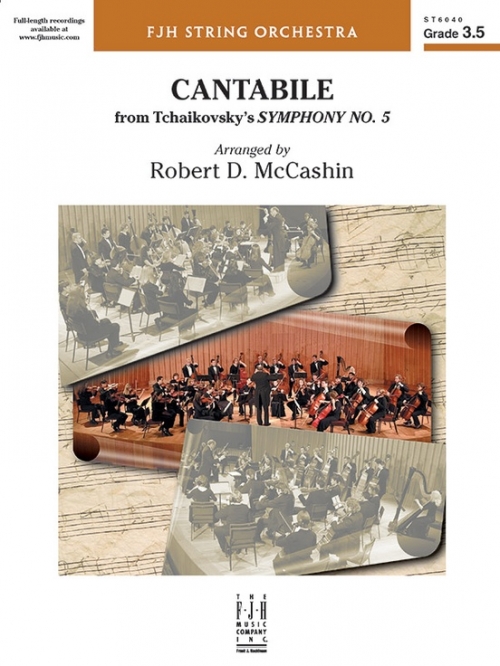 カンタービレ「交響曲第5番」より (ピョートル・チャイコフスキー)（スコアのみ）【Cantabile from Tchaikovsky's Symphony No. 5】