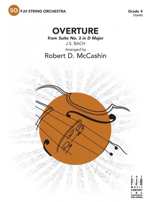 序曲「組曲・No.3・ニ長調」より  (バッハ)（スコアのみ）【Overture from Suite No. 3 in D Major】