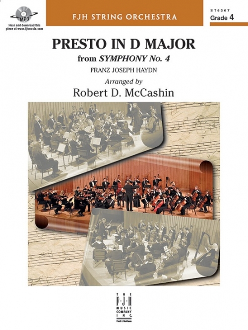 プレスト・ニ長調  (フランツ・ヨーゼフ・ハイドン)（スコアのみ）【Presto in D Major】