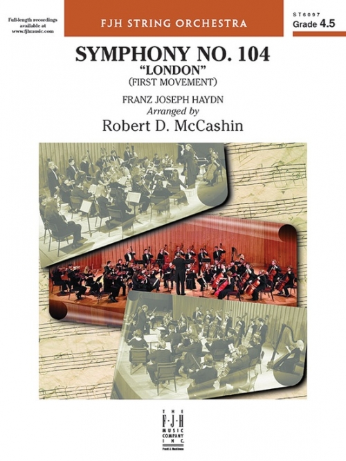 交響曲第104番「ロンドン」  (フランツ・ヨーゼフ・ハイドン)（スコアのみ）【Symphony No. 104 London】