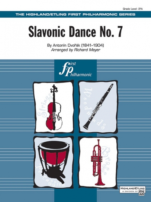 スラブ舞曲第7番 (アントニン・ドヴォルザーク)（スコアのみ）【Slavonic Dance No. 7】