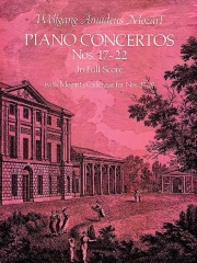 ピアノ交響曲第17-22番  (モーツァルト)（スタディスコア）【Piano Concertos Nos. 17-22】