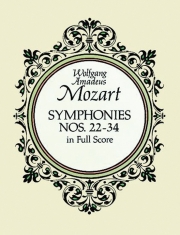 交響曲第22-34番  (モーツァルト)（スタディスコア）【Symphonies Nos. 22-34】