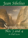 交響曲第3-4番（ジャン・シベリウス）（スタディスコア）【Symphonies Nos. 3 and 4】