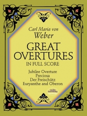 序曲集 (カール・マリア・フォン・ウェーバー)（スタディスコア）【Great Overtures】