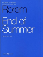 エンド・オブ・サマー（ネッド・ロアム） (ミックス二重奏+ピアノ)【End of Summer】