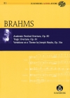ブラームス3曲集（ヨハネス・ブラームス）（スタディスコア）【Academic Festival Overture, Op.80  Tragic Overture, Op.81】