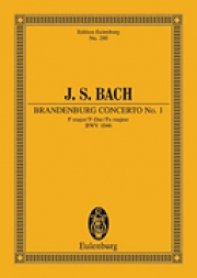 ブランデンブルグ協奏曲第1番・ヘ長調 （バッハ）（スタディスコア）【Brandenburg Concerto No. 1 in F Major, BWV 1046】