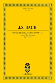 ブランデンブルグ協奏曲第2番・ヘ長調 （バッハ）（スタディスコア）【Brandenburg Concerto No. 2 in F Major, BWV 1047】