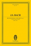 ブランデンブルグ協奏曲第2番・ヘ長調 （バッハ）（スタディスコア）【Brandenburg Concerto No. 2 in F Major, BWV 1047】