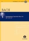 ブランデンブルグ協奏曲第4-6番（バッハ）（スタディスコア）【Brandenburg Concertos 4-6 BWV 1049/1050/1051】