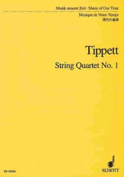 弦楽四重奏曲・No.1（マイケル・ティペット）（スタディスコア）【String Quartet No. 1】