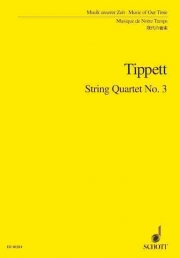 弦楽四重奏曲・No.3（マイケル・ティペット）（スタディスコア）【String Quartet No. 3】