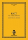 ファウスト交響曲 (フランツ・リスト)（スタディスコア）【A Faust Symphony】