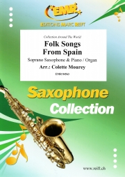 スペイン民謡集（ソプラノサックス+ピアノ）【Folk Songs From Spain】