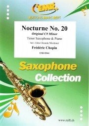 ノクターン・No.20（フレデリック・ショパン）（テナーサックス+ピアノ）【Nocturne No. 20】