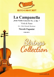 ラ・カンパネラ（ニコロ・パガニーニ）（ヴィオラ+ピアノ）【La Campanella from Violin Concerto No. 2, Op. 7】