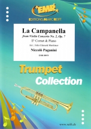ラ・カンパネラ（ニコロ・パガニーニ）（コルネット+ピアノ）【La Campanella from Violin Concerto No. 2, Op. 7】